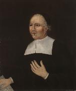 Beardsley Limner Reverend John Davenport oil